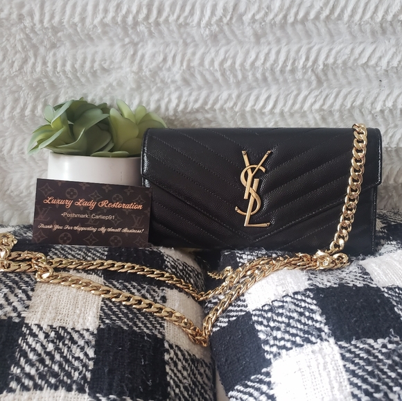 Yves Saint Laurent Handbags - Authentic YSL Yves Saint Laurent Crossbody Wallet